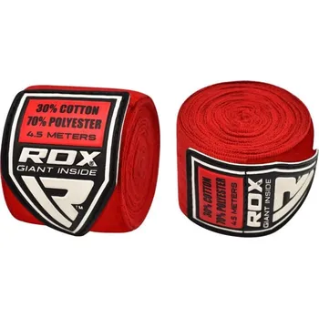 Boxerské rukavice RDX Sports Boxerské bandáže RB 4,5m Red - RDX Barva: červená