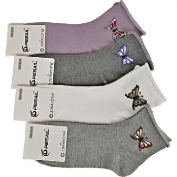 Dámské ponožky PESAIL Dámské bavlněné zdravotní ponožky LW15 Velikost: 35 - 38