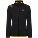 Fleecová dámská mikina La sportiva Promo Fleece black/yellow XL