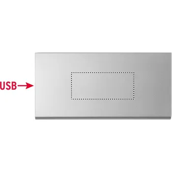 Powerbanka Powerbanka 8000 mAh Laserové gravírování (max. 1 barva, 30x70mm) 1 barva 5 BOTTOM