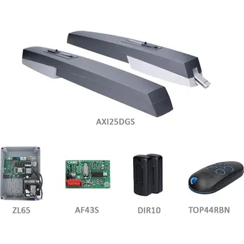 Pohon brány AXI 25 SAFE sada pohonů Came, křídlo do 2,5 m - sestava s pohony křídlové brány do průjezdu 5 m - 2 x pohon 24V AXI25DGS, řídicí jednotka, rádiová karta, vysílač, fotobuňky