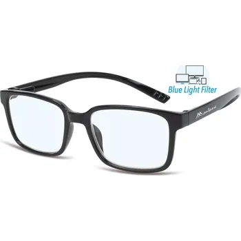 Zdraví MONTANA EYEWEAR Brýle Blueblocker s úchytem za krk BLF-MNR2/+3,50 BLACK