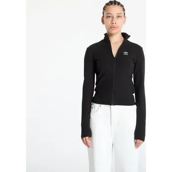 Pánská mikina Mikina adidas Essentials Rib Full Zip Tracktop Black/ Black XL