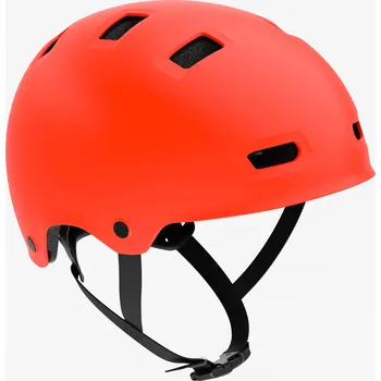 Cyklistická přilba BTWIN Dětská cyklistická helma Move 500 47–59 cm XS ORANŽOVÁ|ČERVENÁ