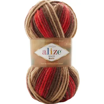 Alize Superlana Maxi Batik 7802 Pletací příze