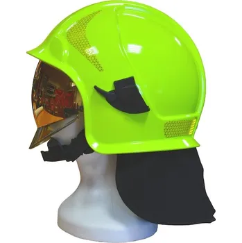Intechplast zásahová hasičská přilba VULKAN CV102 T Barva zásahové přilby: Fluorescenční Plnohodnotná přilba vhodná pro hašení požárů v uzavřených prostorách