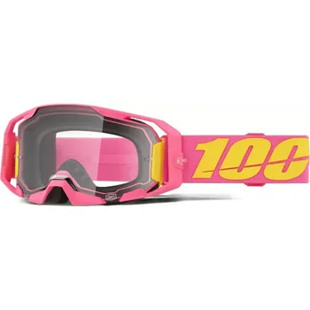 Motocyklové brýle Motokrosové / enduro brýle 100% ARMATIC SNAKPACK čirý objektiv , 50059-10017 (motokrosové brýle, které nově definují pohodlí a vizuální čistotu)