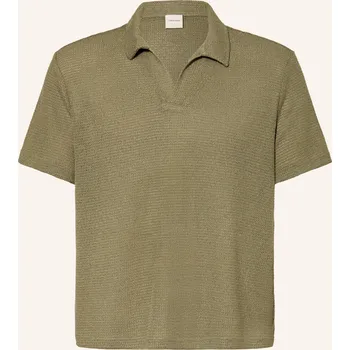 Pánská móda Calvin Klein Pánské Pletené Polo Tričko, olivová, L
