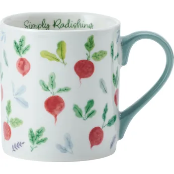 Kitchen Craft, Anglie Kitchen Craft - Porcelánový hrníček Radish - 280 ml Barva: jako na obrázku