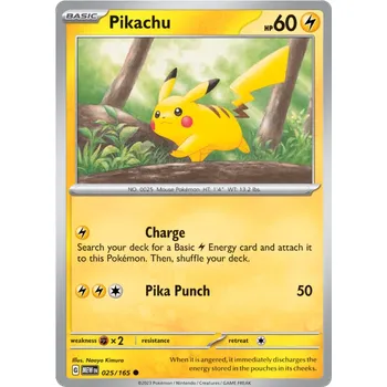 Karetní hra Pokémon TCG Pikachu 025/165