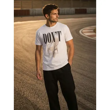 Sinsay - Bavlněné tričko s krátkým rukávem - bílá - 261HL-00X - 261HL-00X-XS