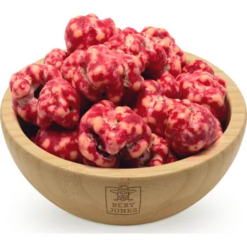 Sušené ovoce Bery Jones Lyofilizované maliny v bílé čokoládě 200g