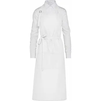 Kuchyňská zástěra SG Accessories - BISTRO (Ex JASSZ Bistro) Dlouhá pracovní zástěra z plně recyklovaných materiálů, délka 110 cm Barva: Bílá