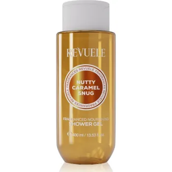 Kosmetika Revuele Nutty Caramel Snug Fragranced Nourishing Shower Gel parfémovaný sprchový gel s vyživujícím účinkem pro ženy 400 ml