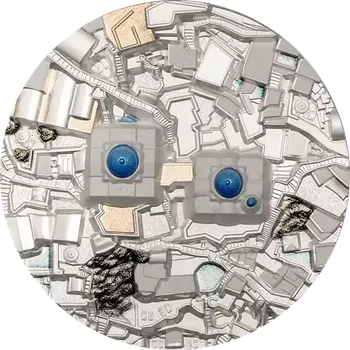 Exkluzivní stříbrná mince Santorini 5 Oz 2024 Color Ultra High Relief PROOF (1.)