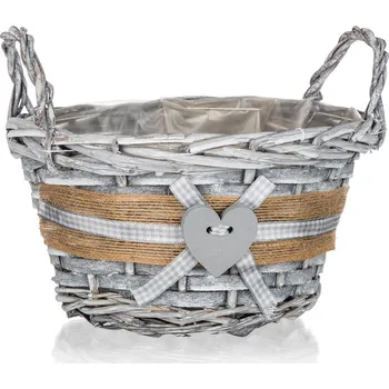 Nákupní košík košík GRIS kulatý 19x11cm s uchy proutěný 0 Kg MTA MAXMIX Sklad14 287431 ( MTA MAXMIX Sklad14 )