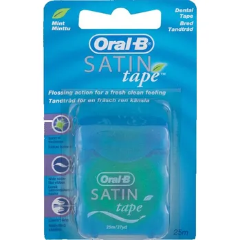 Dentální hygiena Oral-B Satin Floss mentol 25 m