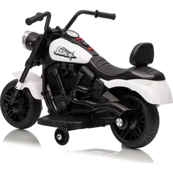 Dětské vozidlo Dětská elektrická motorka Star bílá