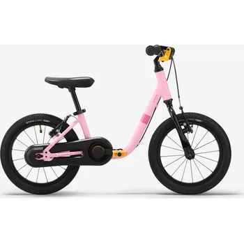 Dětské kolo BTWIN Dětské 14" kolo-odrážedlo 2v1 Discover 900 pro děti od 3 do 5 let 14" RŮŽOVÁ 2025