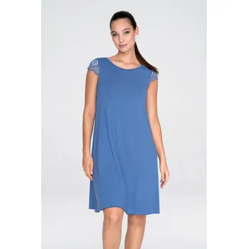 Dámská noční košile TIMO Timo | Noční košilka Neptune s krajkovými zády - L / 57