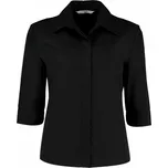 Kustom Kit Dámská košile Continental Tailored fit 3/4 Barva: Černá, Velikost: M