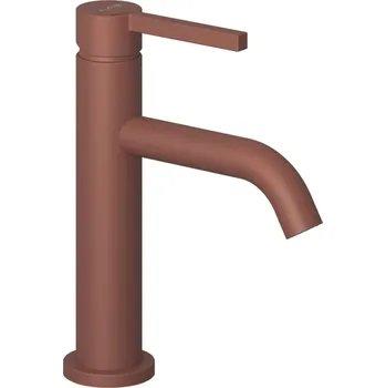 Vodovodní baterie Kludi Nova Fonte - Umyvadlová baterie s výpustí Push-Open, EcoPlus, matná cihlová 20289O515