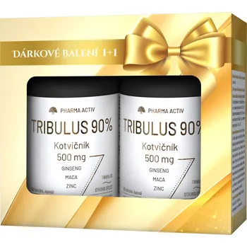 Doplněk stravy Pharma Activ Tribulus 90% Kotvičník 500 mg, 180 tobolek