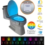 Osvětlení toalety, WC, se senzorem pohybu, 16 barev