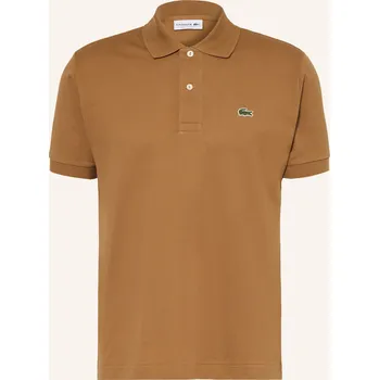 Pánská košile Lacoste Pánská Polokošile Z Piké Classic Fit, hnědá, XXL