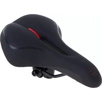 Sedlo na kolo Pohodlné sportovní cyklistické sedlo s elastickou pěnou a odlehčovacím kanálem