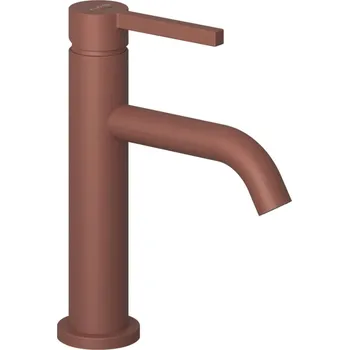 Vodovodní baterie Kludi Nova Fonte - Umyvadlová baterie s výpustí Push-Open, matná cihlová 20288O515