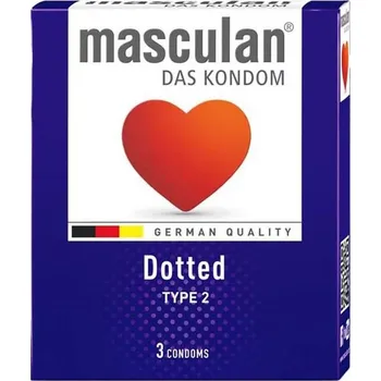 Kondom MASCULAN Dotted 3 ks