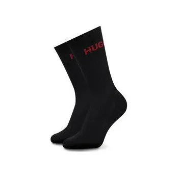 Pánské ponožky Dlouhé ponožky HUGO 50510187 Černá 43_46