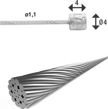 Lanko pro jízdní kolo Lanko řadící XLC SH-X17 1,1/3000mm
