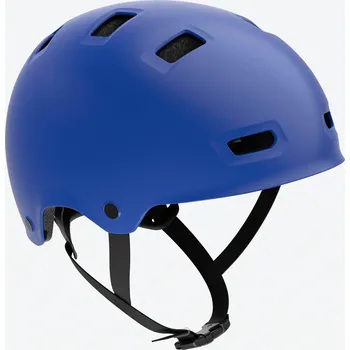 Cyklistická přilba BTWIN Dětská cyklistická helma Move 500 47–59 cm M/55–59cm MODRÁ