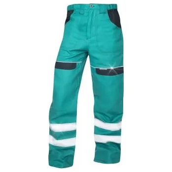 Pracovní oblečení ARDON Reflexní kalhoty do pasu ARDON®COOL TREND zelené, Barva zelená, Velikost 48