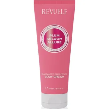 Čistič uší Revuele Plum & Bloom Allure Fragranced Brightening Body Cream rozjasňující tělový krém s hydratačním účinkem pro ženy 250 ml