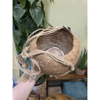 Kokodama, kokosový závěsný obal S