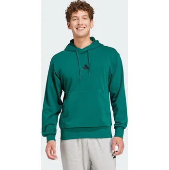 Dámská mikina ADIDAS Mikina Essentials Feelcozy French Terry XS ZELENÁ|ČERNÁ