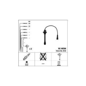 Zapalovací kabel Sada kabelů pro zapalování NGK RC-ME96 - MITSUBISHI