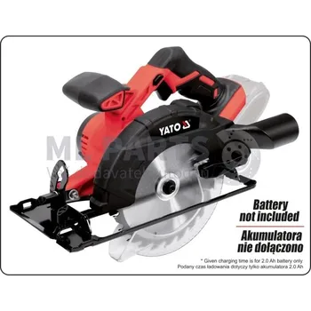 pilarka 165mm 18V Li-Ion bez akumulatora