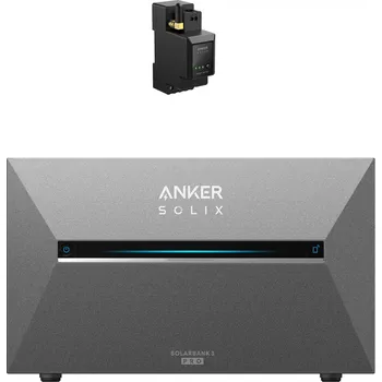 Powerbanka ANKER Solární powerbanka KIT Anker SOLIX 3 E2700 Pro+A17X7311, 2680Wh, 4 MPPT (3600W) ŠEDÁ
