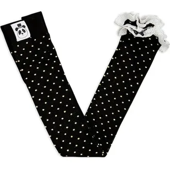 Dívčí legíny Dětské legíny Mini Rodini Polka dot 26160119 černá 99X, vel. 92-98