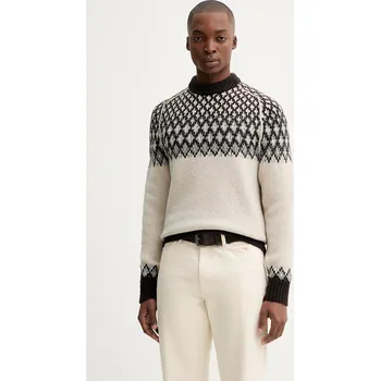 Dámský svetr Svetr s příměsí vlny Marc O'Polo 530509860194 béžová 02X, vel. S