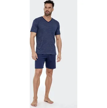 Pánské pyžamo Pyžamo Cornette 330/42 cr/r 3XL-5XL Modrá 3xl
