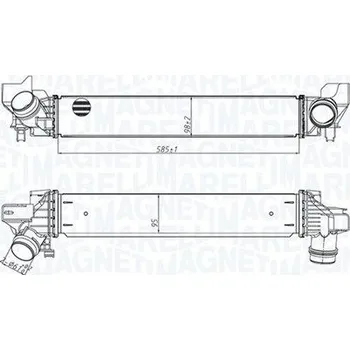 Motor automobilu Chladič turba MAGNETI MARELLI 351319205450