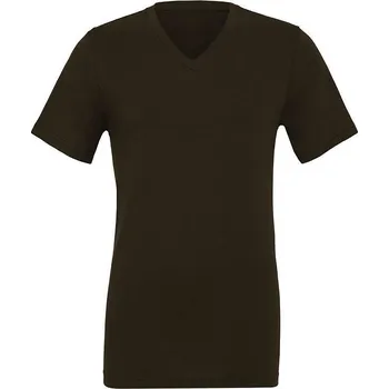 Pánské tričko Bella+Canvas Lehké slim-fit unisex tričko Bella Canvas do véčka 145 g/m Barva: hnědá zemitá, Velikost: S