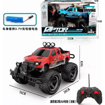 autíčko Dálkově ovládaný terénní vůz Jeep Raptor 1:14