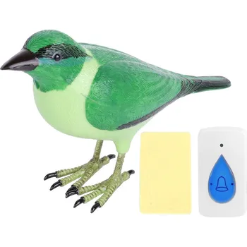 Domovní zvonek Bezdrátový bateriový zvonek ve tvaru ptáka