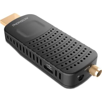 OPRAVENÉ - THOMSON DVB-T/T2 tuner HDMI stick THT 82/ Full HD/ H.265/HEVC/ externí anténa/ EPG/ PVR/ HDMI/ USB/ micro USB...